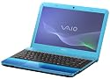 Sony Vaio VPCEA1S1E/L 35,5 cm (14 Zoll) Notebook (Intel Core i3 330M 2,1GHz, 4GB RAM, 500GB HDD, ATI Mobility Radeon HD 5145, DVD, Win 7 HP) blau