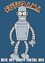Posters: Futurama Poster - Bite My Shiny Metal ... (36 x 24 inches)
