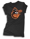 Baltimore Orioles Women's Black Tri-Blend Tunic Length T-Shirt