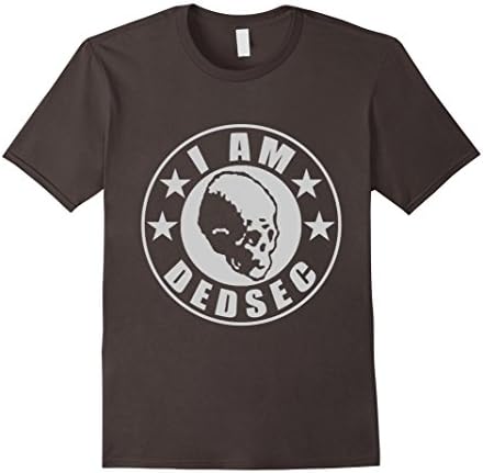 Men's I am dedsec t shirt Small Asphalt