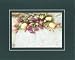 Beautiful Blank 11 x 14 with 8 x 10 Inc Opening Frameable Floral Wedding Note Card on Double Beveled Matting