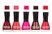 Fashion Bar Nail Polish in Maroon,PinkMazanta ,Dark Brown,Redish pink Shades RS.279.00