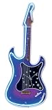 Guitar Mania - Guitar Shape Blue Neon Clock (5 Stars Online Store - Ezshoponline, Inc.)
