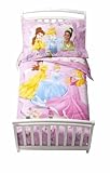Disney Princess Crown Butterfly Toddler Bedding Set