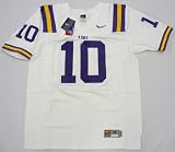 Nike LSU Tigers #10 Authentic Football Jersey - White (56)
