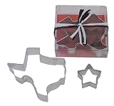 R & M Texas State 2 Piece Cookie Cutter Set