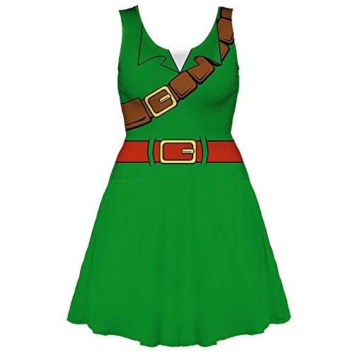 Nintendo The Legend of Zelda Ocarina of Time Link Costume Dress