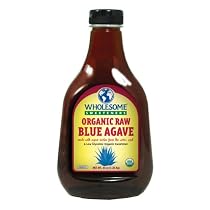 Wholesome Sweeteners Organic Raw Blue Agave, 44 Ounce Bottle (Pack of 2)