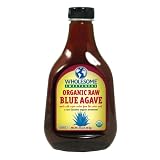 Wholesome Sweeteners Organic Raw Blue Agave, 44 Ounce Bottle (Pack of 2)