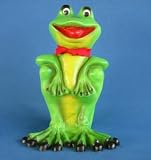 Eigenschaften JS GartenDeko e.K.  / Gartenfigur Frosch mit Schal gross Höhe 51 cm Dekofigur aus Kunststoff