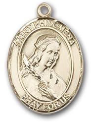 12K Gold-Filled St. Philomena Medal