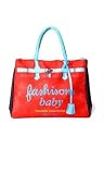 バーキンパロディー fashion's baby トートバッグ【レッド】 エルメス エコバッグ