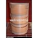 Sauna Lampen Schirm Holzblendschirm fertig montiert gro� f�r Wand und Ecke mit 7 Leisten Kompl. Set Schirm + Saunalampe + 3m Silikonkabel