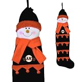 51" MLB San Francisco Giants Plush Snowman Christmas Holiday Card Holder