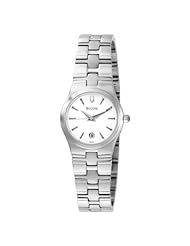 Bulova Womens 96M102 Bracelet White Dial Watch