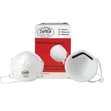 SAS Safety 8615 N95 Economy Particulate Respirator Mask, Box of 20