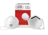 SAS Safety 8615 N95 Economy Particulate Respirator Mask, Box of 20