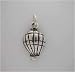 Silver Hot Air Balloon * CHARM * for bracelet