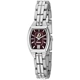 Washington Redskin Wrist Watch : Fossil Washington Redskins Ladies Stainless Steel Analog Cushion Watch