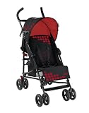 Mia Moda Facile Umbrella Stroller, Black/Red