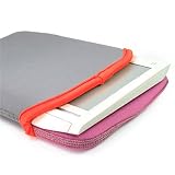 Kroo Reversible Sleeve for Amazon Kindle (Gray/Pink)