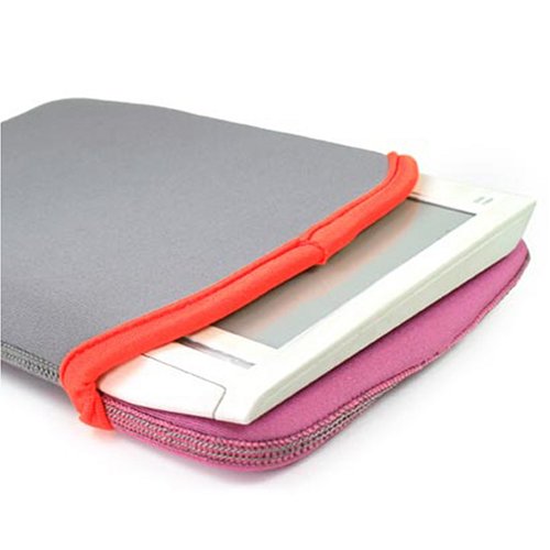 Childrens Toyshop  Electronics : Kroo Reversible Sleeve for Amazon Kindle (Gray/Pink)