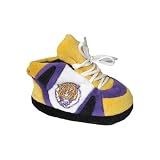 LSU Tigers Baby Slipper in Yellow / Purple / White