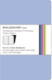 Moleskine Volant Notebook Ruled, Blue Large: Set of 2