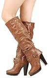 Magnet20 Braided Harness Tall Boots CHESTNUT