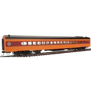 Walthers HO Scale Milwaukee Road 1955 Twin Cities Hiawatha 30-Seat Parlor ...Valley Series... by Walthers, Inc.