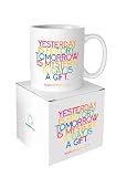 Quotable Mug - Yesterday Is History . . .