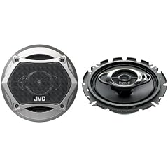 JVC CS HX 637 3-Wege-Koaxial 16 cm Autolautsprecher (250 Watt, 86 dB/Wm) schwarz/silber