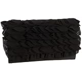 Magid Ruffle Flap Clutch