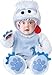 Fun World Kids' Toddler Baby's Abominable Snowbaby Costume, Multi, S