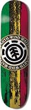 Element Rasta Logo-Seal Shape # 5 Featherlight Skateboard Deck , 7.625-Inch