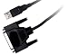 USB 2.0 Parallel Adapter Kabel 25pol Buchse für Drucker, Scanner etc. 1,8m