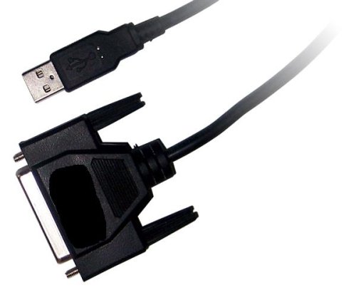 USB 2.0 Parallel Adapter Kabel 25pol Buchse für Drucker, Scanner etc. 1,8m