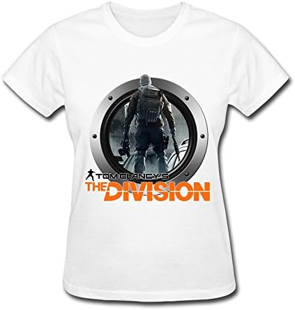 Handson Men's Tom Clancy's Agent Origins Division Logo Game Cool T-shirts Size M White