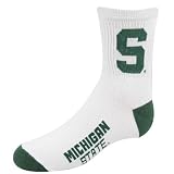 Michigan State Spartans White (501) 10-13 Team Logo Tall Socks
