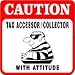 CAUTION: TAX ASSESSOR COLLECTOR joke sign