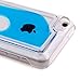 iPhone 5C Case,Clear Plastic 3D Flowing Liquid Swimming Fish Case for iPhone 5C,UZZO Creative Design Funny 3D Dynamic Liquid Fish Clear Bumper Plastic Hard Case Shell Back Case for iPhone 5C - Blue