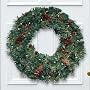 CORDLESS LIGHTED WREATH