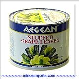 Grape Leaves, Stuffed w/rice 4lb 6oz (Aegean)