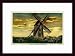 Windmill Built in 1746, Art Poster with Wood Frame, poster size: 20 x 16