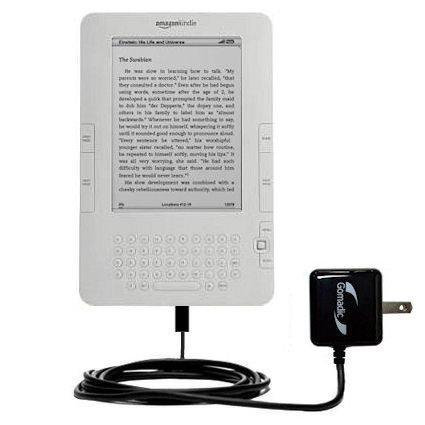 Rapid Wall Home AC Charger for the Amazon Kindle 2nd & Latest Generation / Kindle DX ( aka Wi-Fi Free 3G 6 in. 9.7 in. )