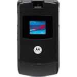 Motorola RAZR V3 Unlocked Phone with Camera, and Video Player--International Version with No Warranty (Black)