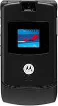 Motorola RAZR V3 Unlocked Cell Phone with Video Player--International Version with No Warranty (Black)