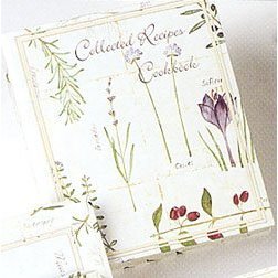 Small Collected Recipes Cookbook-Botanical Treasures