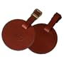 Concord Industries Cincinnati Reds Leather Luggage Tag