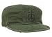 Vintage Olive Drab Rip-Stop W/Black Peace Sign Cap